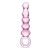 Glas 69 Quintessence Beaded Anal Slider Glass Dildo with Ring Handle 