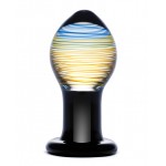 3.5" Galileo Glass Butt Plug 