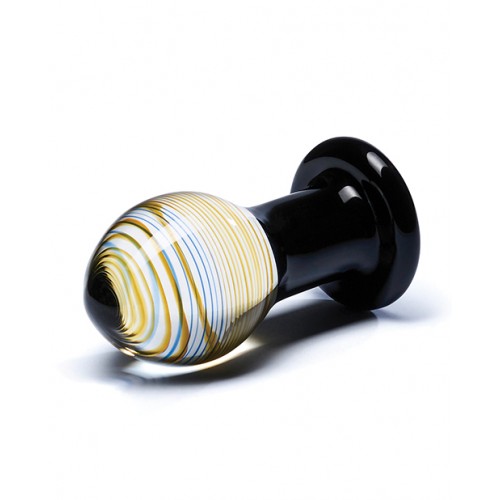 3.5" Galileo Glass Butt Plug 