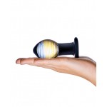 3.5" Galileo Glass Butt Plug 