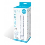  7" Callisto Clear Glass Dildo 