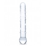  7" Callisto Clear Glass Dildo 