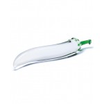  Glass Naturals Chili Pepper 8.25" Dildo 