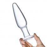 Glass 3 Piece Anal Training Butt Plug Set