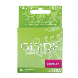 GLYDE ULTRA Organic Strawberry | 4 Pack