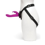 Happy Rabbit Rechargeable Silicone Vibrating Strap-On Harness Set 