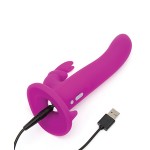 Happy Rabbit Rechargeable Silicone Vibrating Strap-On Harness Set 