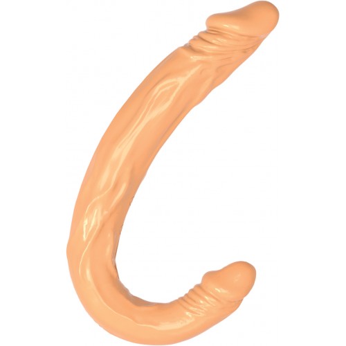 Double Dipper 13" Vibraflex Dual Headed Skinsations Flexible Dildo