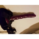 Wet Dreams Skinny Me Strap-On 7" Purple Dildo With Harness 