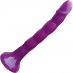 Wet Dreams Skinny Me Strap-On 7" Purple Dildo With Harness 