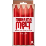 The 9's, Make Me Melt Sensual Warm-drip Candles Red Hot