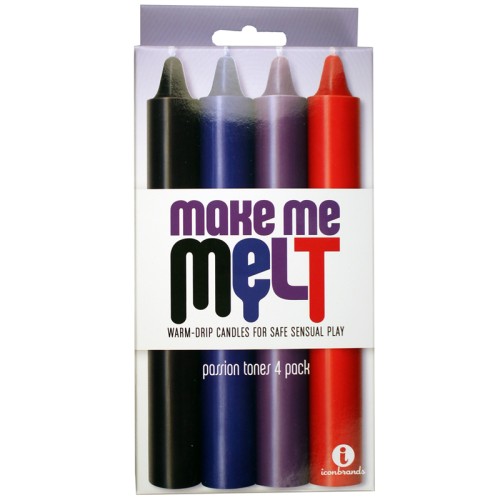 The 9's, Make Me Melt Sensual Warm-drip Candles Passion Tones