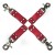 Bondage Basics Leather Red Hog Tie Straps 