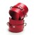 Bondage Basics Leather Ankle Cuffs Red
