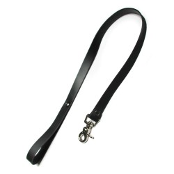 Bondage Basics Leather Black Leash