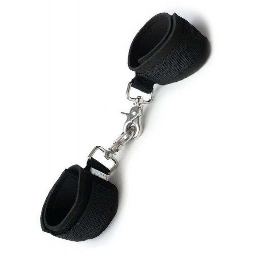 Neoprene Bondage Black Cuffs