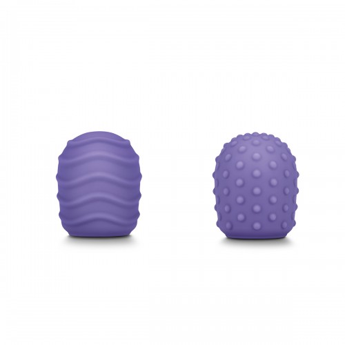 Le Wand Petite Massager Textured Covers 2-pack