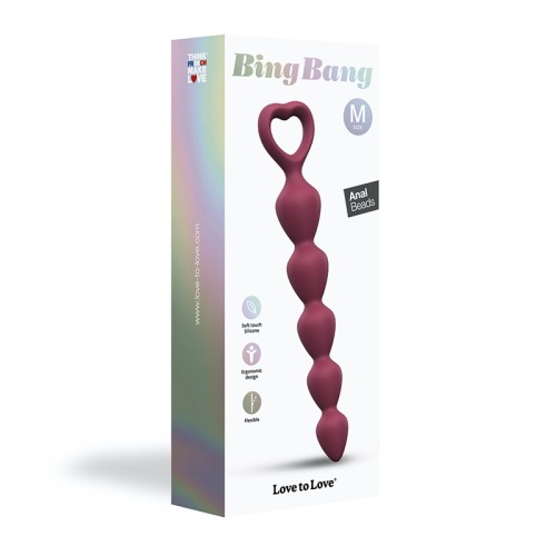 Prune Love to Love Anal Beads - medium