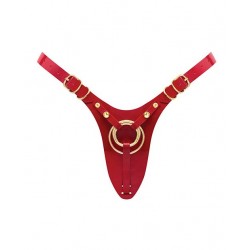 Strap-on-Me Leatherette Harness Fabulous - One Size Red Glossy 