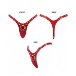 Strap-on-Me Leatherette Harness Fabulous - One Size Red Glossy Strap-on-Me Leatherette Harness Fabulous - One Size Red Glossy