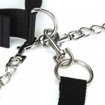 Black Collar Cuffs And Leash Set