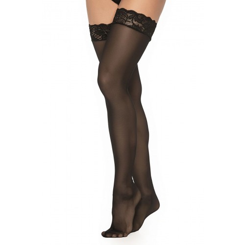 Mapale 1094 Mesh Thigh Highs Color Black 