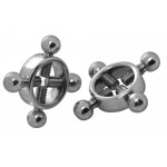 Stainless Steel Rings of Fire Nipple Press Set