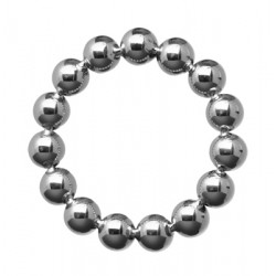 Meridian Stainless Steel Beaded Cock Ring