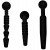 Dark Rods 3 Piece Silicone Penis Plug Set