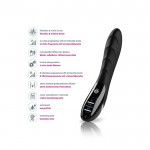 Mystim Sizzling Simon E-Stim Ridged Vibrator