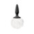 Bunny Tail Silicone Mini Anal Plug White Tail