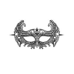 Empress Black Lace Mask