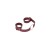 Halo Burgundy Handcuff With Connector
