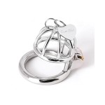 Tiny Lockable Steel Chastity Cage