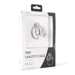 Tiny Lockable Steel Chastity Cage