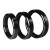 Metallic Black Stainless Steel Cock Ring