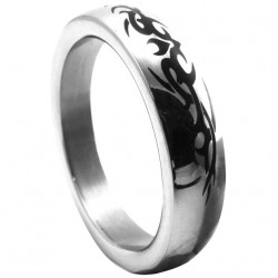 Tribal Stainless Steel Cock Ring