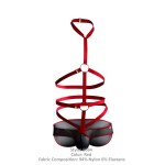 PIK 1084 Lips Harness Briefs Color Red