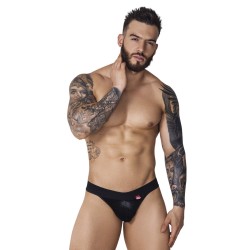 PIK 1099 Clandestine Velvet Thongs Color Black