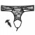 Hookup Crotchless Pleasure Pearls Plug Panty