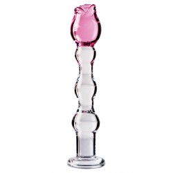 Icicles No. 12 Glass Rose Dildo