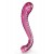 Icicles No. 69 Curved Pink Glass G-Spot Wand