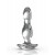 Icicles No. 72 Clear Glass Anal Plug
