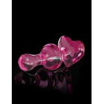 Icicles No. 75 Pink Heart Beaded Glass Butt Plug