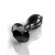 Icicles No. 78 Black Diamond Glass Anal Plug