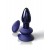 Icicles No 85 Blue Glass Remote Control Vibrating Butt Plug