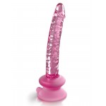 Icicles No. 86 Pink Glass Penis Dildo