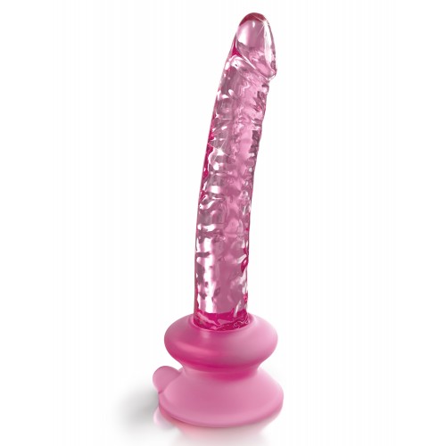 Icicles No. 86 Pink Glass Penis Dildo