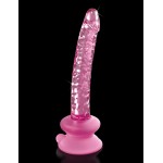 Icicles No. 86 Pink Glass Penis Dildo