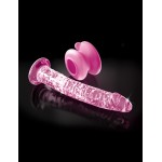 Icicles No. 86 Pink Glass Penis Dildo